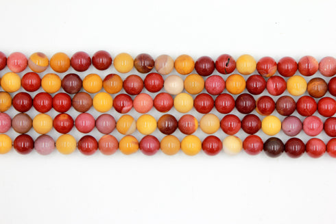 Mookaite Gemstone Beads, 8mm, Round